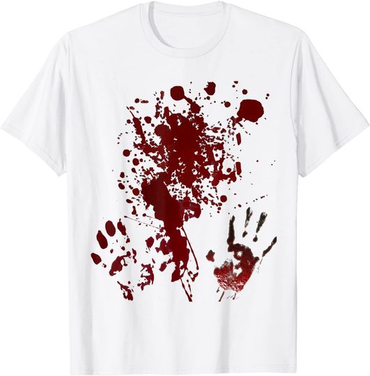 Halloween Blood Splat All Over Costume T-Shirt