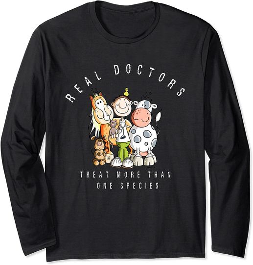 Real Docters Treat More Than One Species Long Sleeve