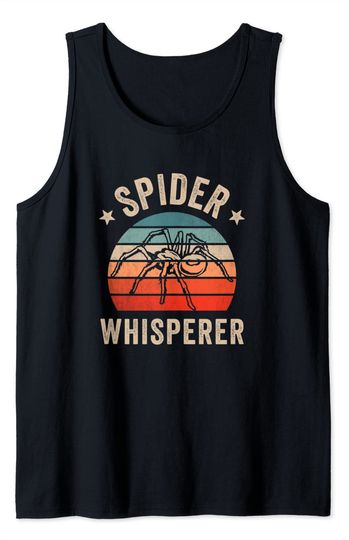 Spider Whisperer Clothing Halloween Vintage Tank Top