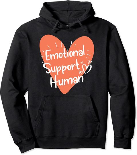 Emotional Support Human Service Dog  Animal Service Pullover Hoodie