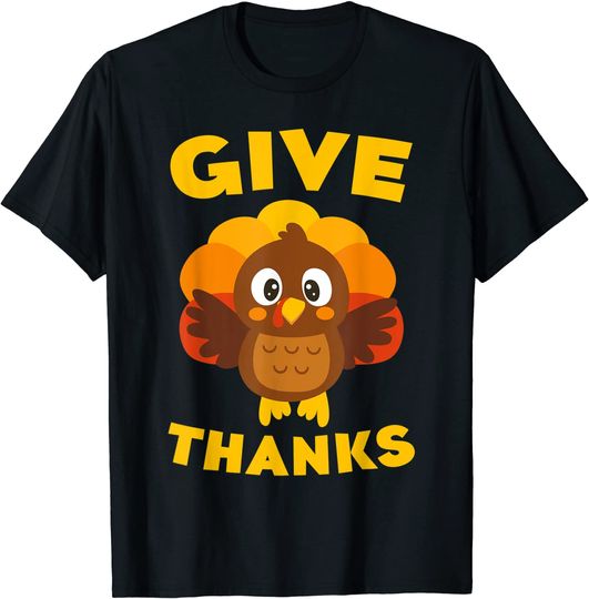 Give Thanks Happy Turkey Day T-Shirt