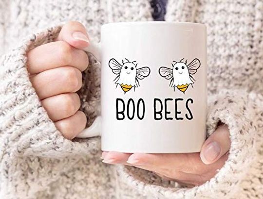 Boo Bees Mug Gifts For Family Friend Ceramic Coffee Mug 11oz 11 Oz