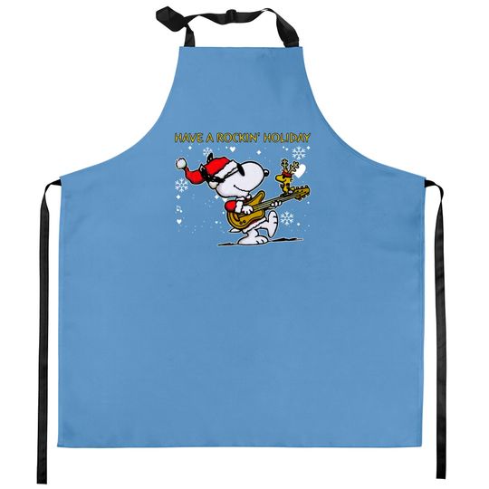 Have A Rockin' Holiday Kitchen Apron