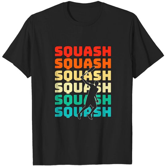 Squash Player Retro Squash Lover T-Shirt
