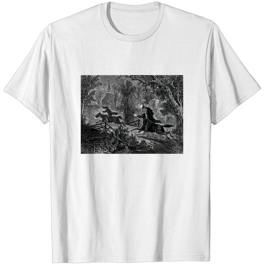 Ichabod Crane Legend of Sleepy Hollow Headless Horseman T-Shirt