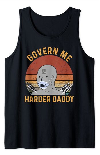 Harder Daddy Tank Top Govern Me Harder Daddy Vintage