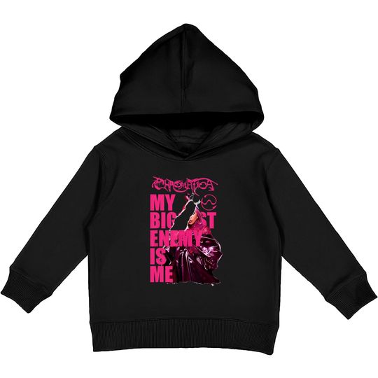 Gaga Chromatica 2021 Tour Biggest Enemy Is Me Kids Pullover Hoodie
