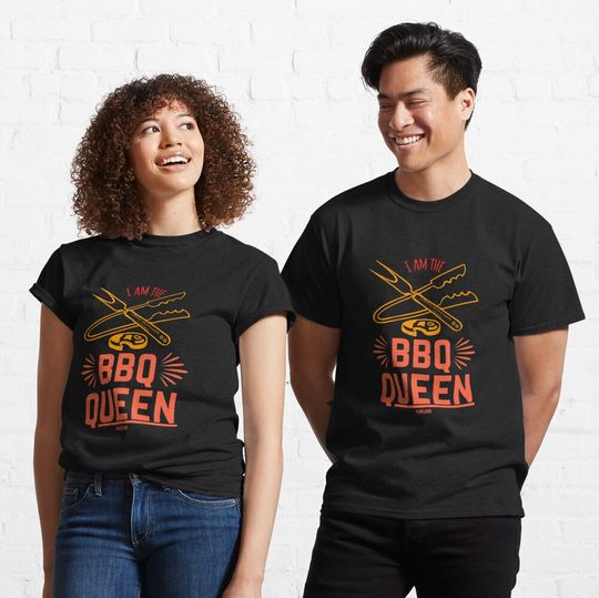 Bbq Queen Woman Mother Grilling Classic T-Shirt
