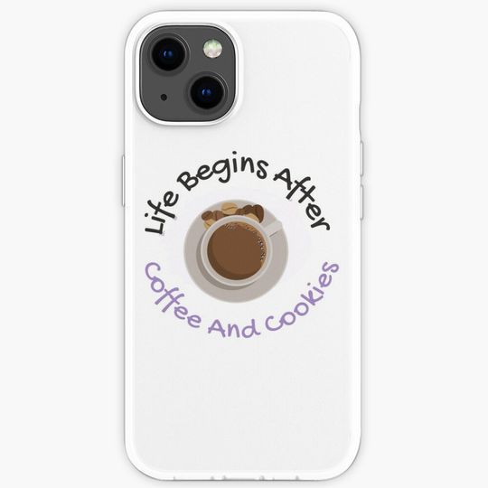 Life Begins After Coffee iPhone Case