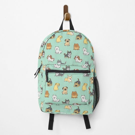 Dogs Pattern Backpack