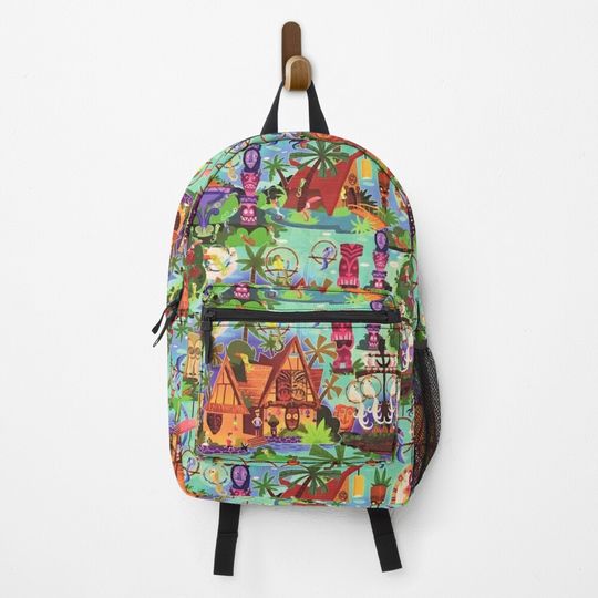 The ORIGINAL Enchanted Tiki Room Collage Backpack