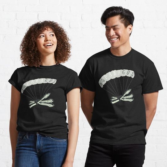 Asparagus Para Parachute Asparagus Pun Classic T-Shirt