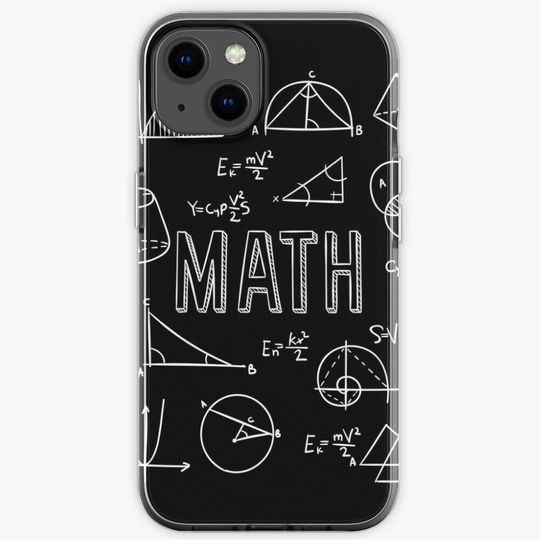 Incredible Design For Math Lovers. Math Chalkboard. Math Teachers iPhone Case