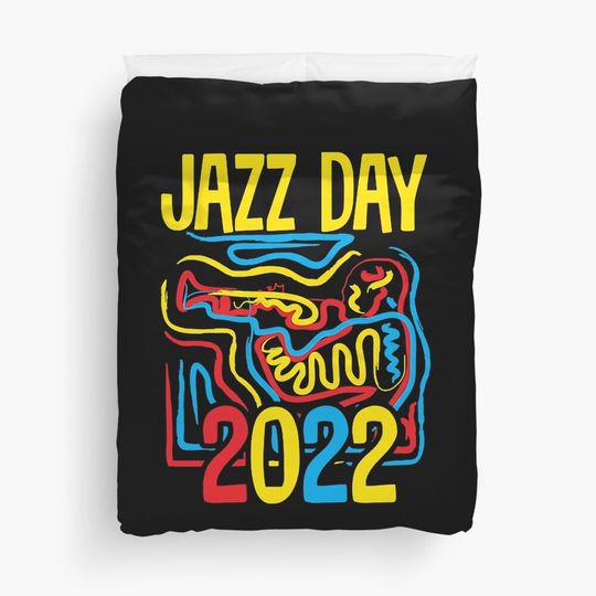 Jazz Day 2022 Duvet Cover