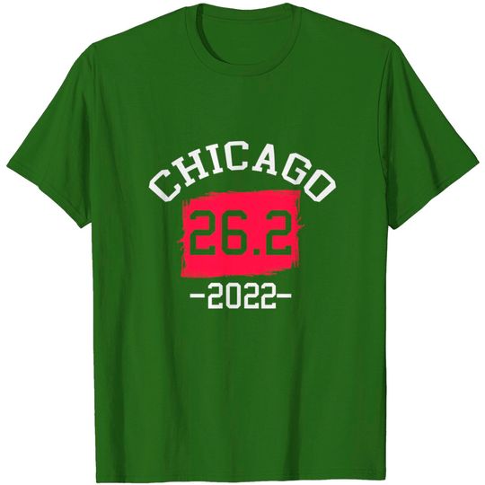 Chicago 26.2 2022 Marathon Running Runners T-Shirt