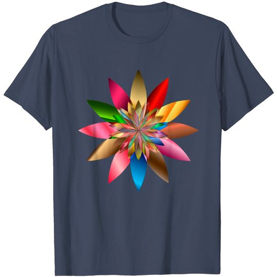 Chromatic Flower T Shirt