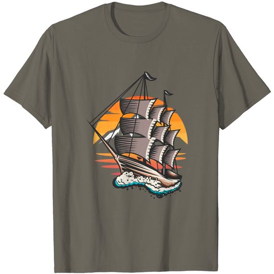 Sailing Sailing Ship T Shirt