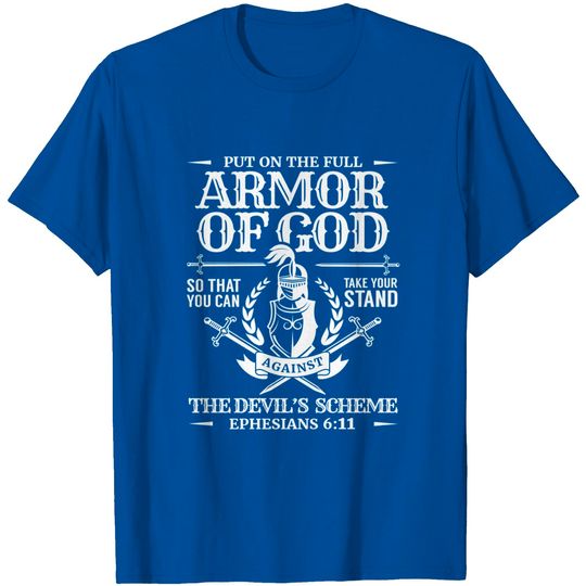 Armor of God Christian Bible Verse Religious T-Shirt