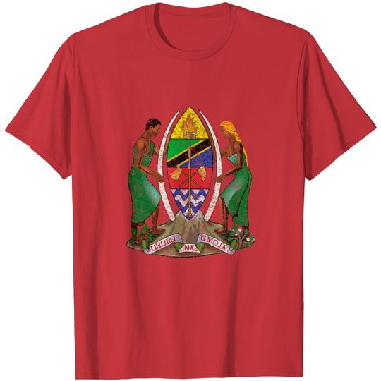 TANZANIA FLAG COAT OF ARMS DAR ES SALAAM T-Shirt