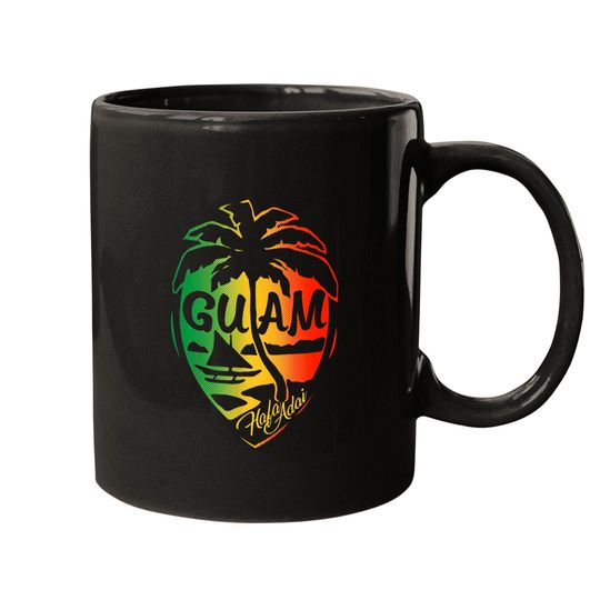 Guam Flag Islanders Pride Guamanian Chamorro History Gifts Mugs