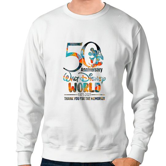 50th Anniversary Sweatshirt WDW Sweatshirts Vacation Sweatshirt Trip Sweatshirt for Family Castle Sweatshirt