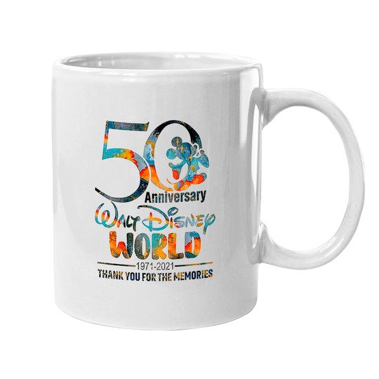 50th Anniversary Mug WDW Mugs Vacation Mug Trip Mug for Family Castle Mug