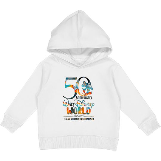 50th Anniversary Shirt WDW Kids Pullover Hoodies Vacation Shirt Trip Shirt for Family Castle Shirt