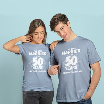 Couples Married 50 Years - Funny 50th Wedding Anniversary T-Shirt |  Printerval Japan