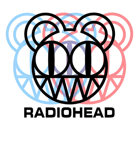 Radiohead Logo Dizzy Glitch - Radiohead - T-Shirt