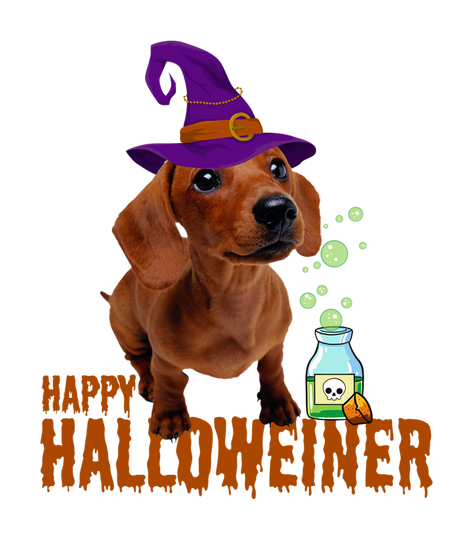 Funny Happy Halloweiner Cute Halloween Dog Lover Dachshund T-Shirt