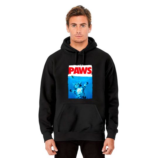 Paws Cat and Mouse Top, Cute Cat Lover Parody Top Hoodie