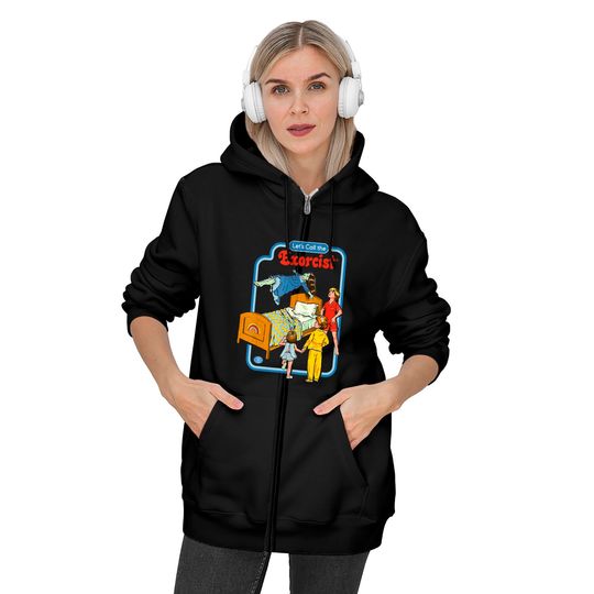 Let's Call The Exorcist  Zip Hoodie