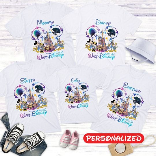 Personalized Disney Trip Disney Family Vacation 2022 Shirt