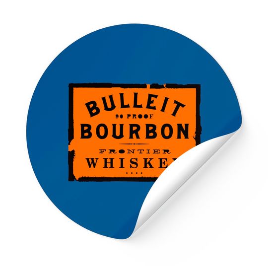 Bulleit Bourbon Frontier Whiskey Sticker Wine