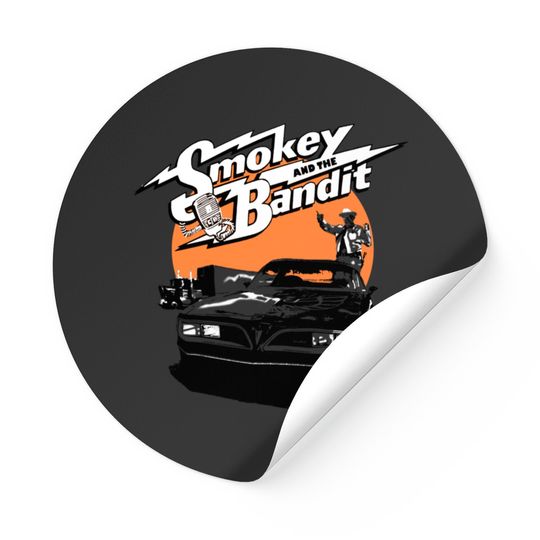 Smokey And The Bandit - Aweome Comedy Movie Tee Sticker