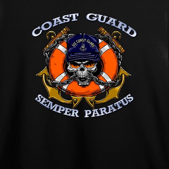 U.S. Coast Guard Long Sleeves Original USCG SEMPER PARATUS gift Long Sleeves