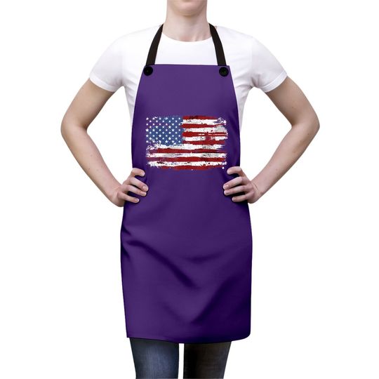 American Flag Usa United States Of America Us 4th Of July Apron