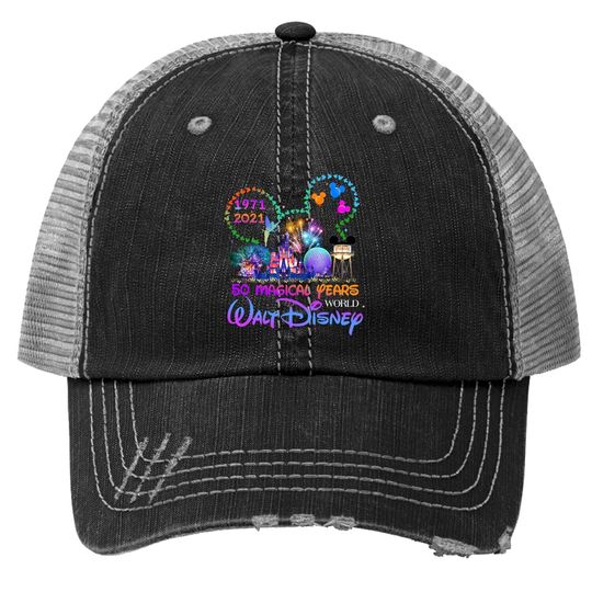 Walt Disneyworld 50th Anniversary Trucker Hat