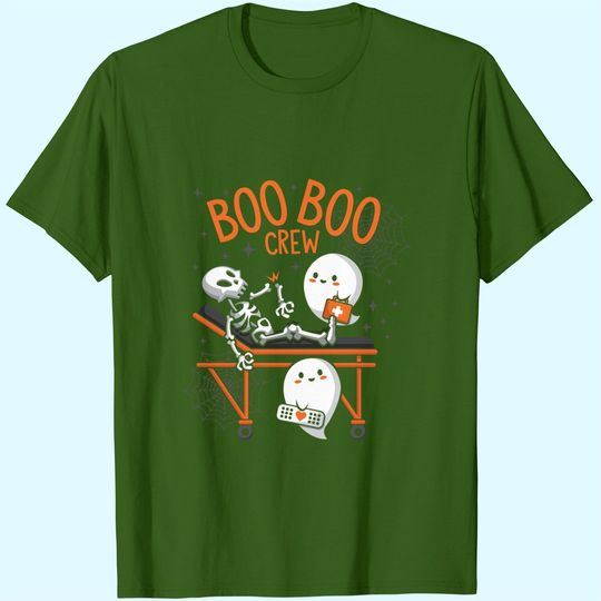 Boo Boo Crew Ghost Doctor Paramedic T Shirt