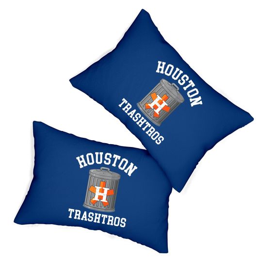 Houston Trashtros Cheaters Cheated Houston Asterisks Lumbar Pillow