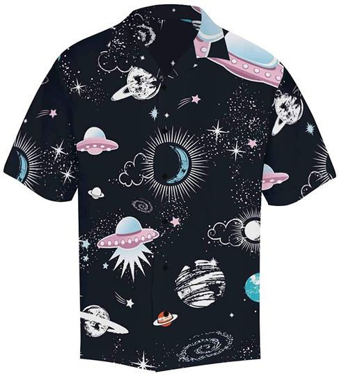 Men's Space Galaxy Hawaiian Shirt