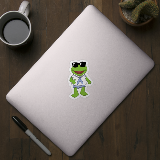 Cool Baby Kermit - Kermit - Sticker