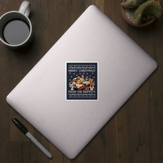 Merry Christmas From The Muppets - The Muppets - Sticker