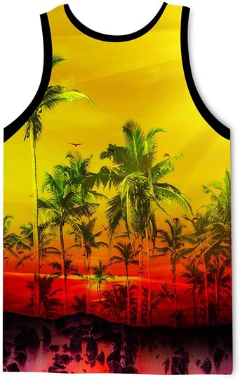 Kitten Cute Colorful Graphics 3D Printed Tank Tops