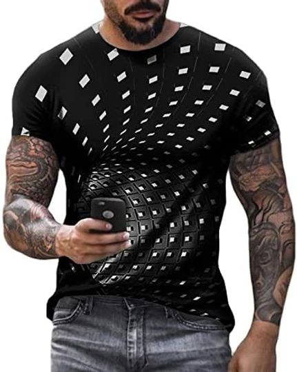 Men's Daily Plus Size T-Shirt Graphic 3D
