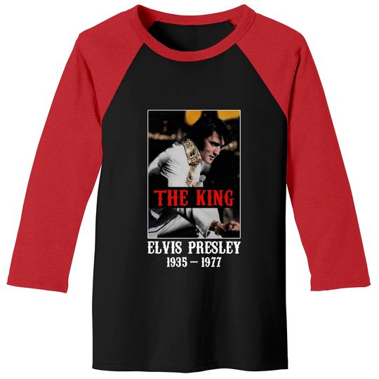 The King Elvis Presley Baseball Tee