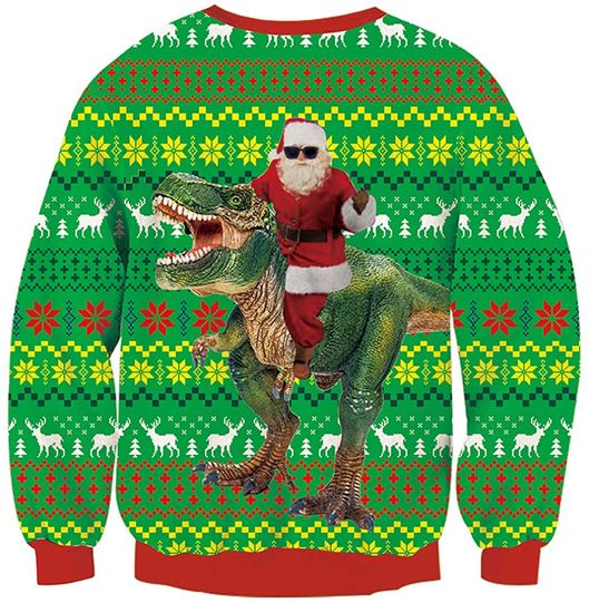Ugly Christmas Sweatshirt 3D Unique Graphic Pullover Jumper