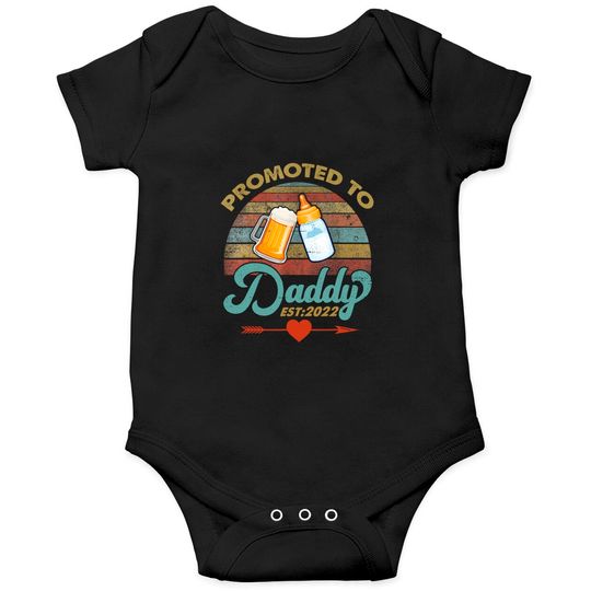 Promoted To Daddy Est 2022 Beer Dad Bottle Baby Shower Trucker Hat