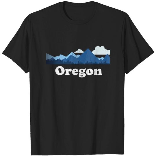 Oregon Retro Cascade Range Rocky Mountains Cascades T-Shirt