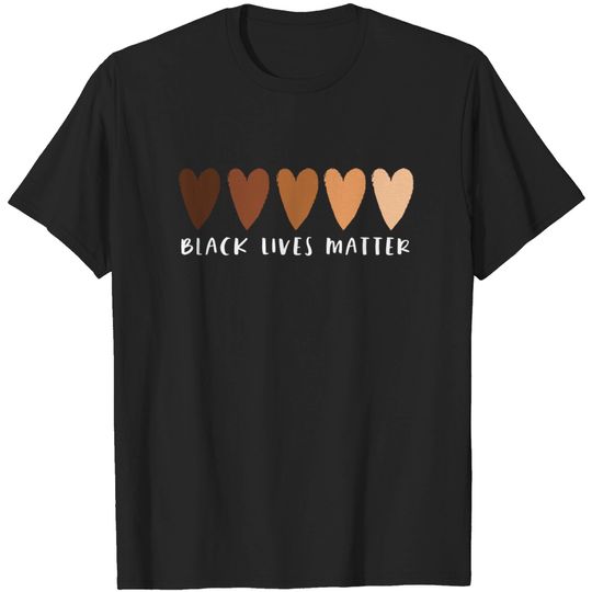 BLM Black Lives Matter Heart T-Shirt